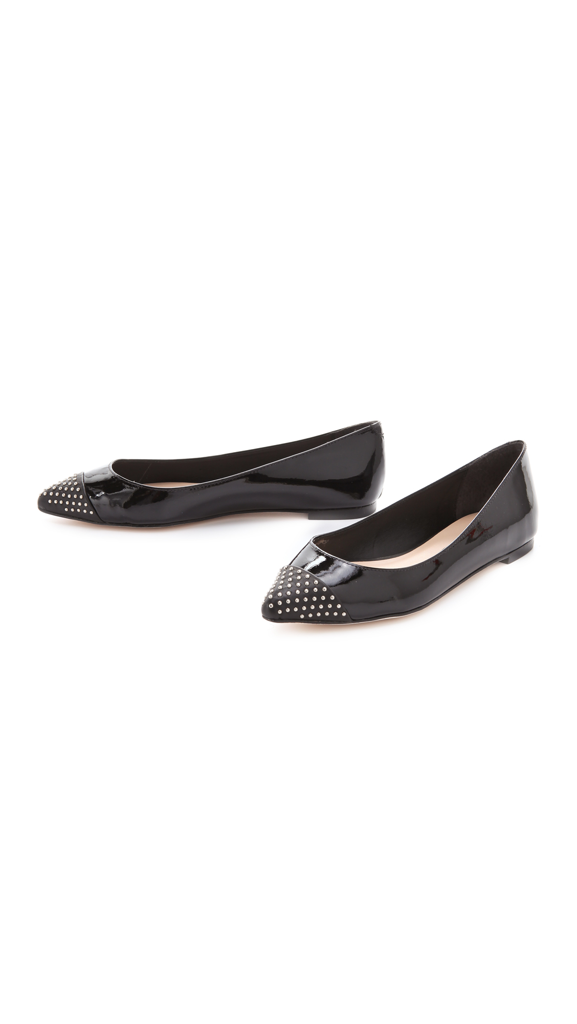 loeffler randall ballet flats black