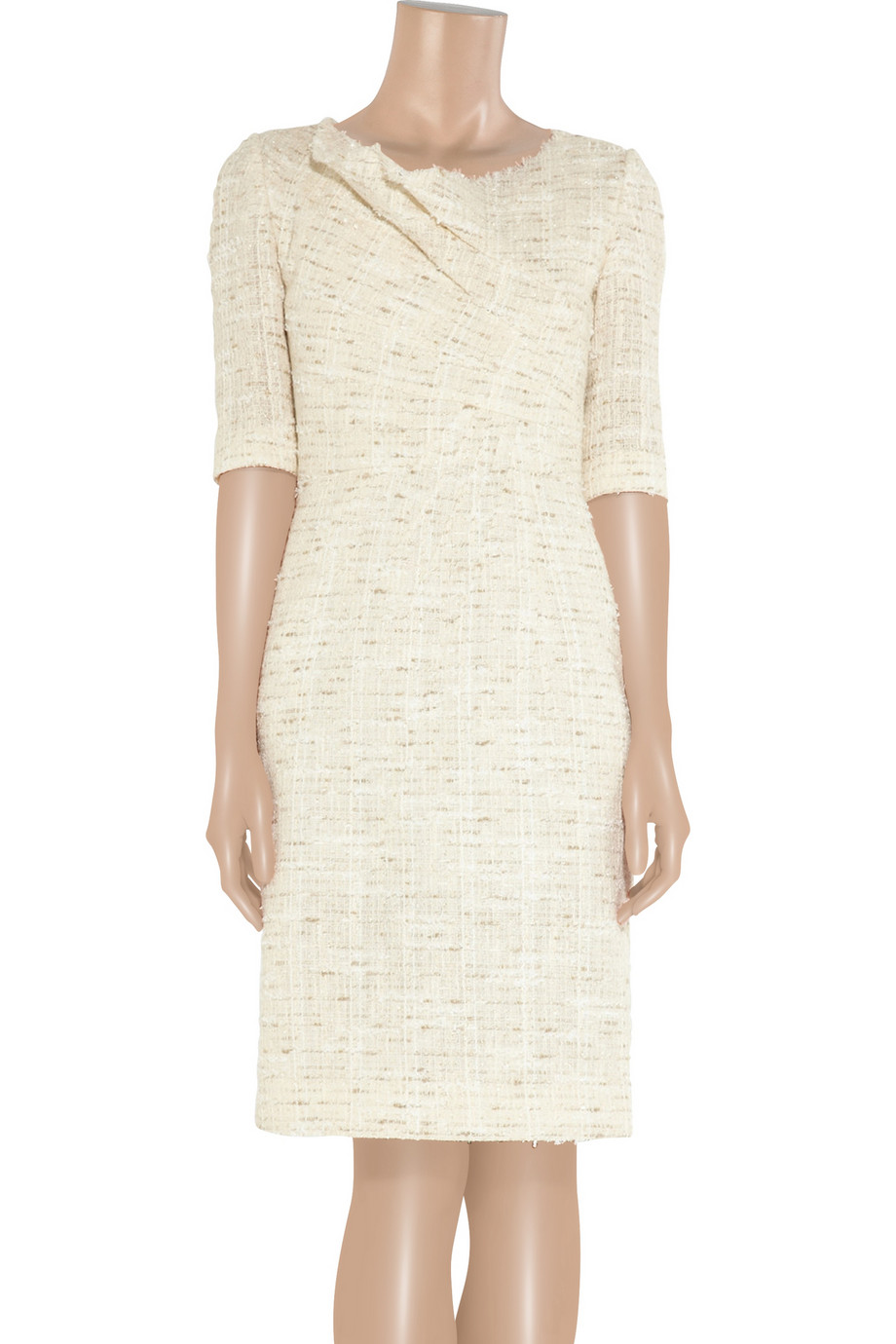 oscar de la renta tweed dress