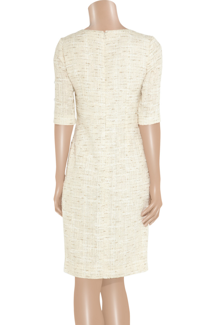 oscar de la renta tweed dress