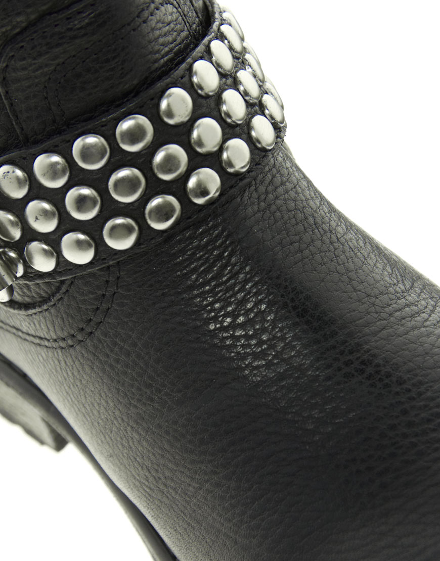 biker boots studs