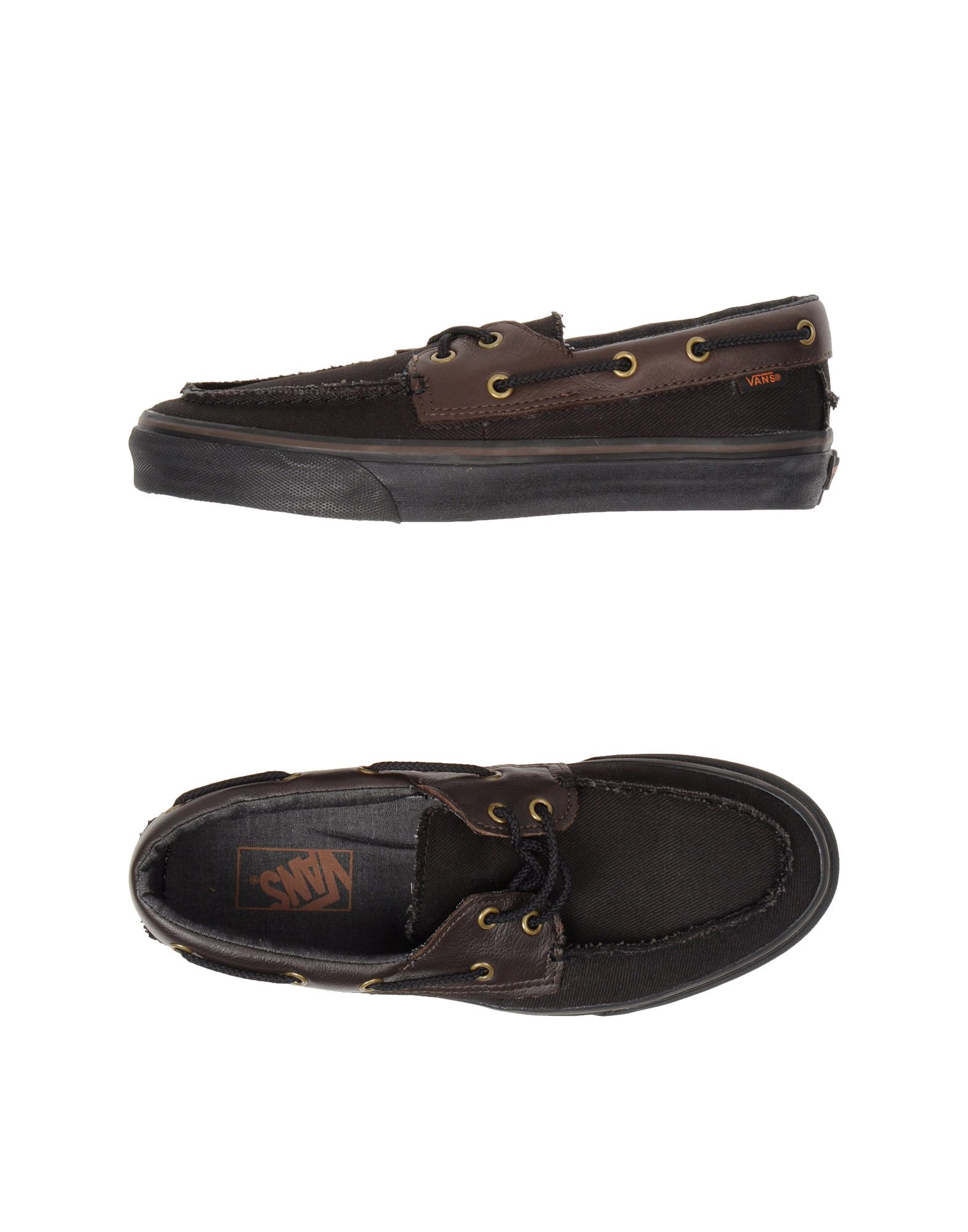 black vans with brown laces