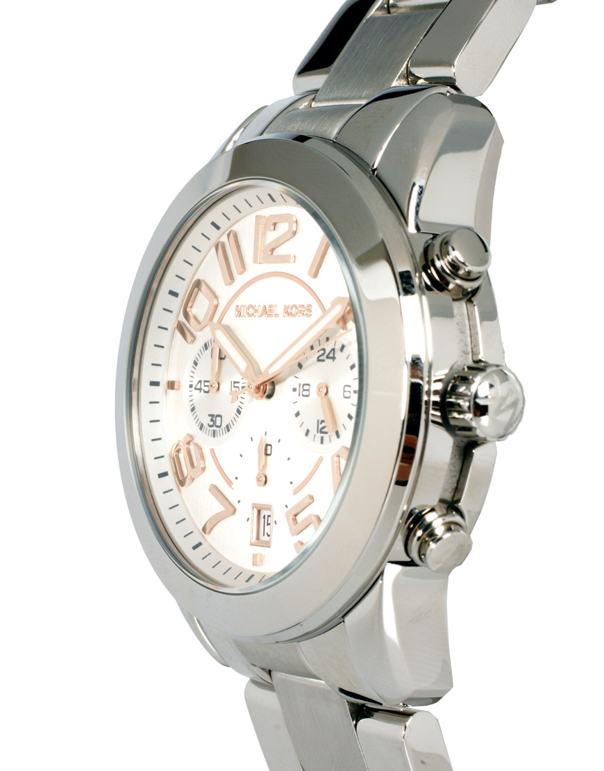 dark silver watch