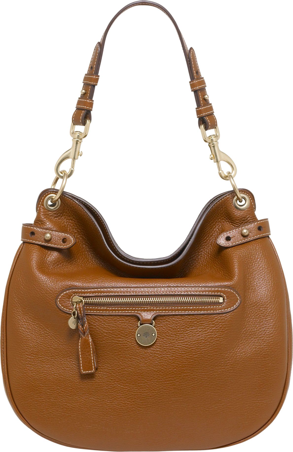 Mulberry Somerset Pebbled Leather Hobo in Brown | Lyst UK