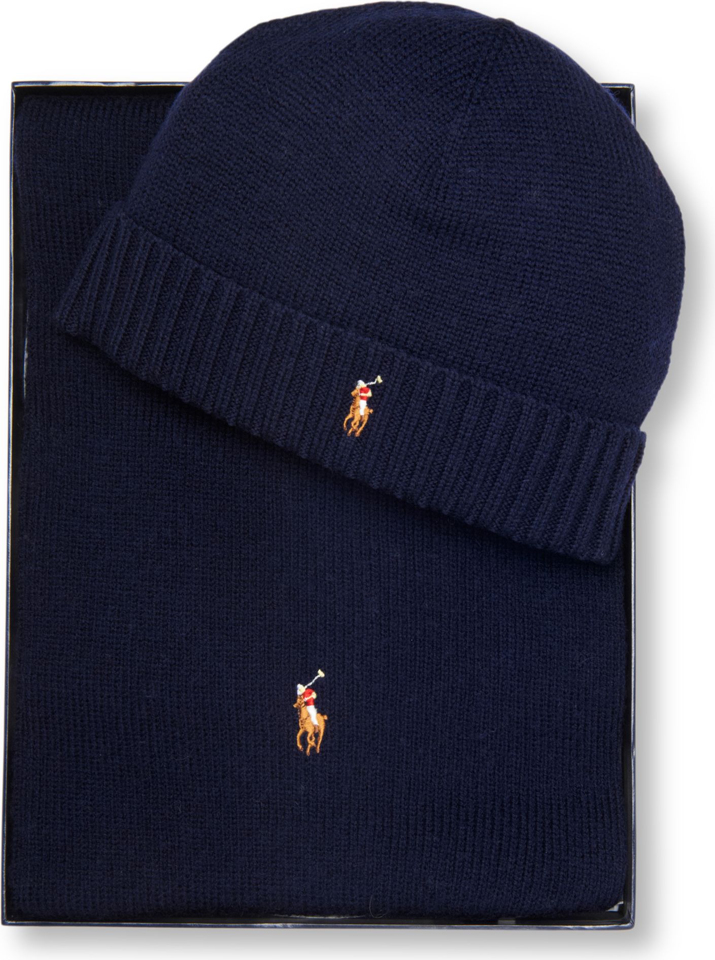 polo hat and glove set