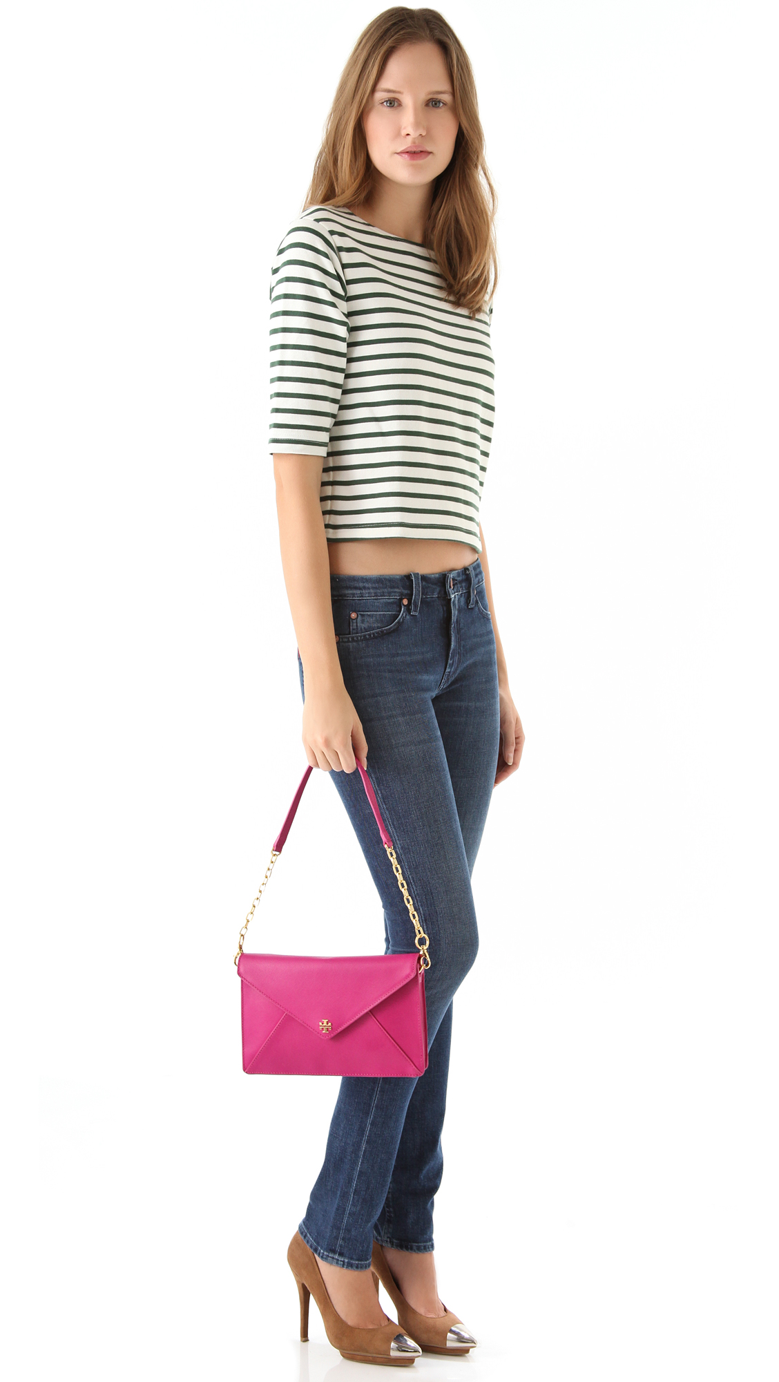 tory burch envelope clutch