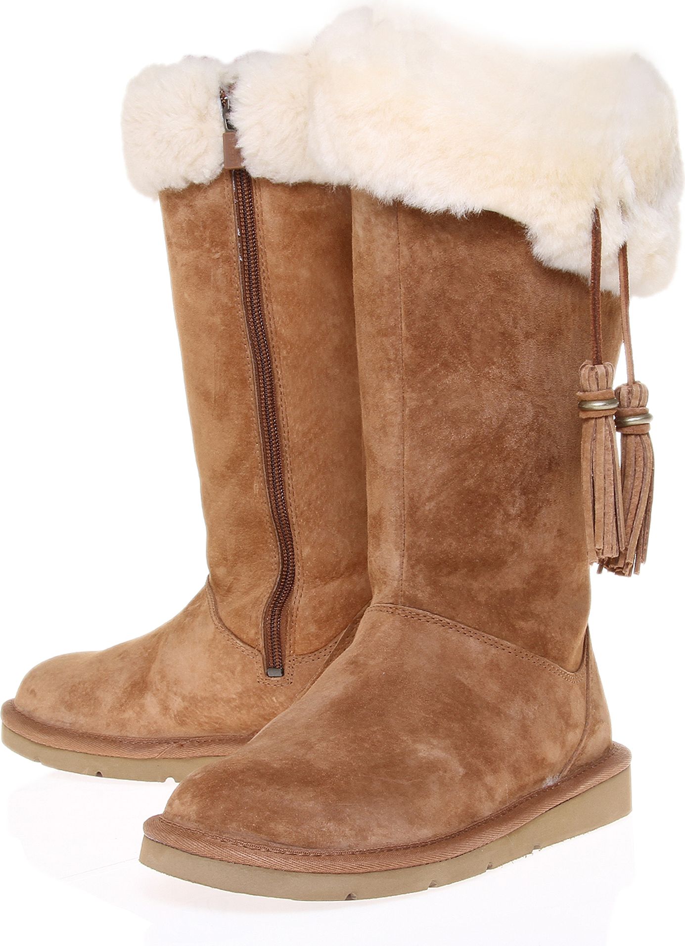 UGG Plumdale Sheepskin Boots in Brown | Lyst UK