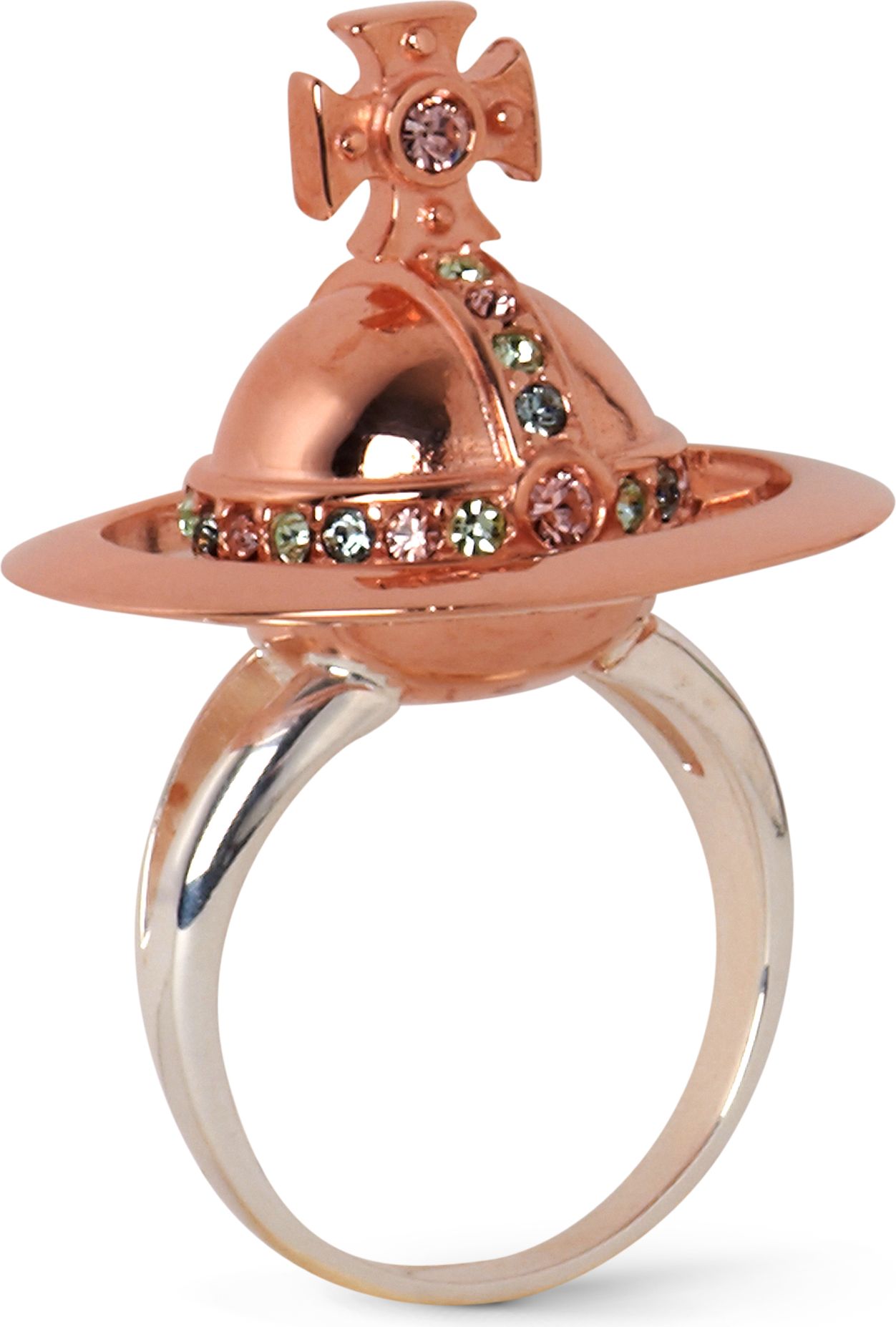 Vivienne Westwood Poison Ring✩.*˚ Vivienne Westwood Poison Ring Silver Brass Chrystal size 6