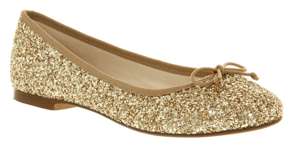 sparkly ballerina slippers