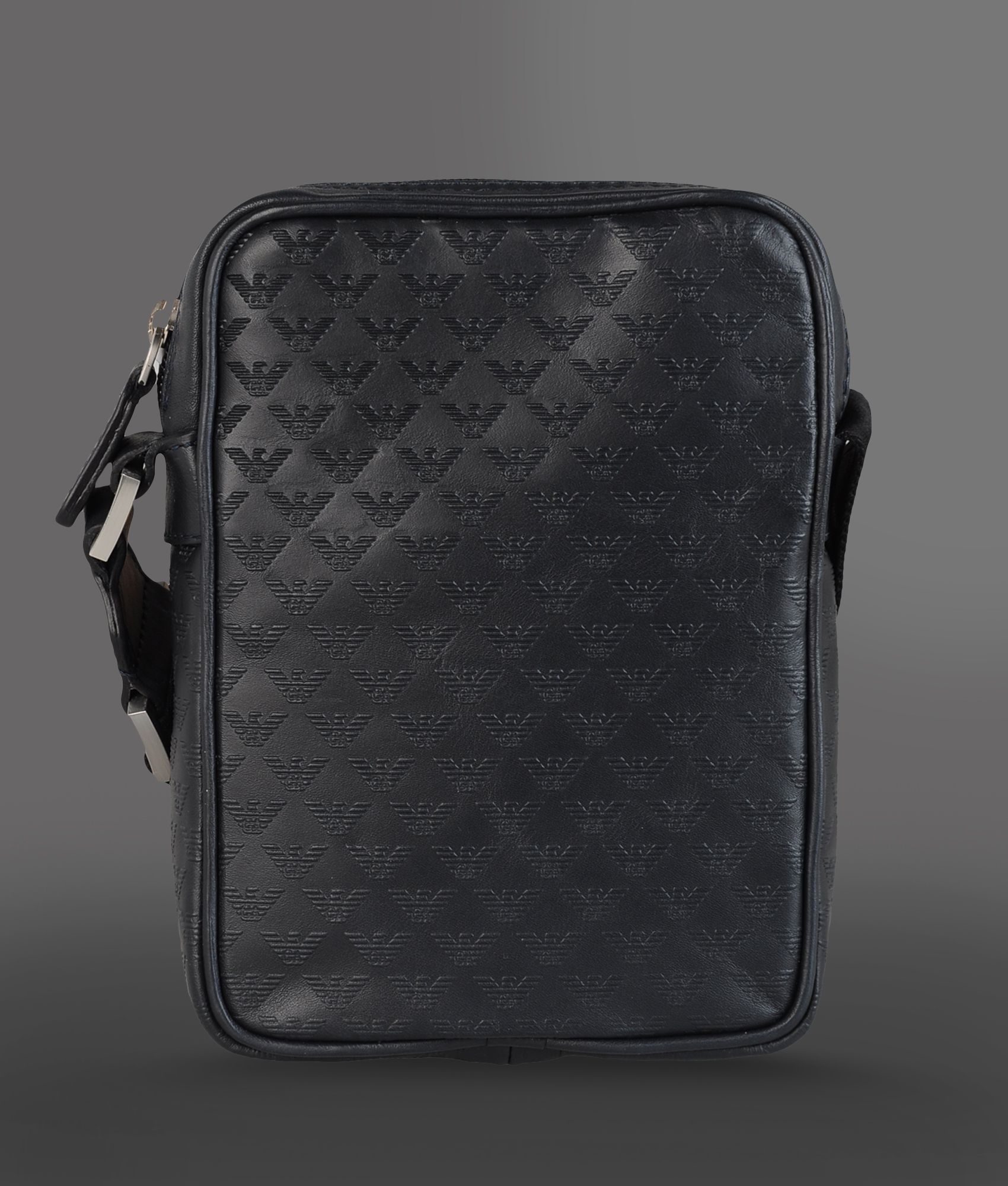 Lyst Emporio armani Small Shoulder Bag in Calfskin with All Over Logo