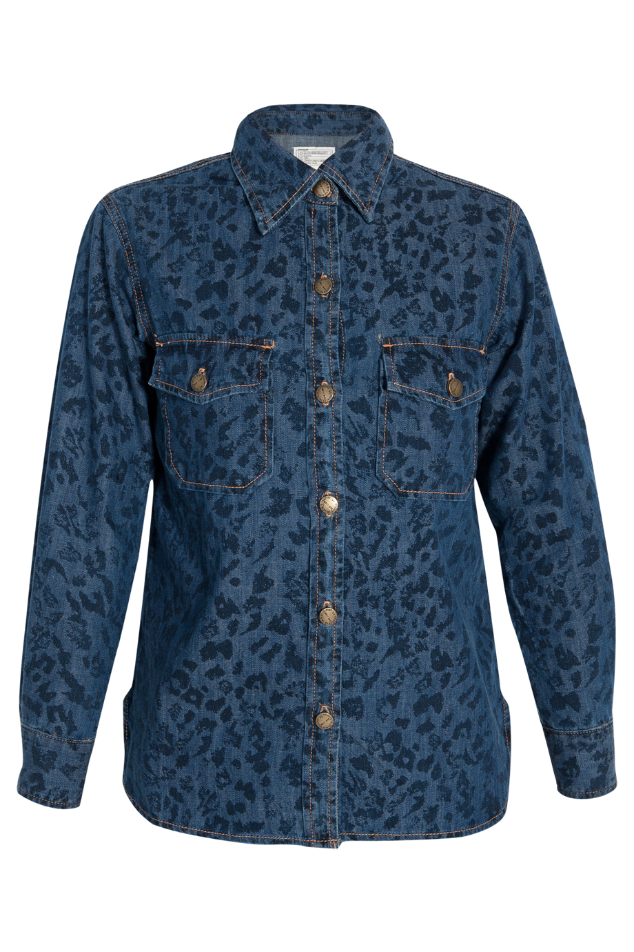 leopard print and denim