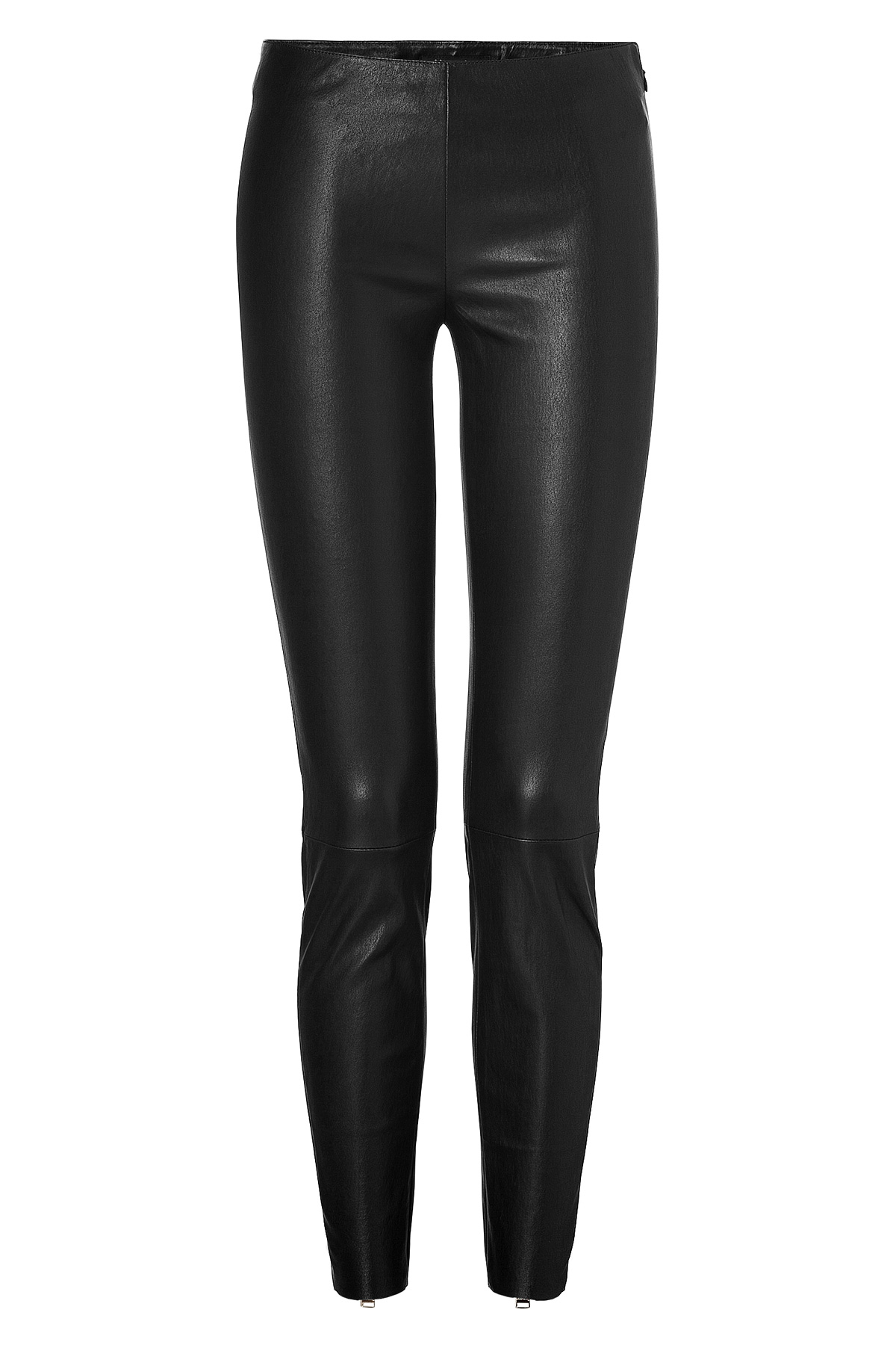 Jitrois Black Leather Calecon Zip Pants in Black | Lyst