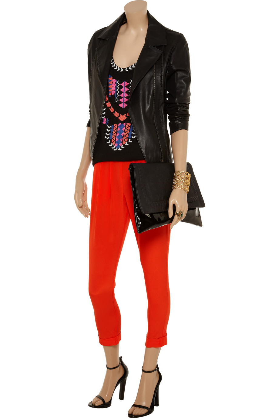 Mara Hoffman Beaded Wool Tank in Black - Lyst
