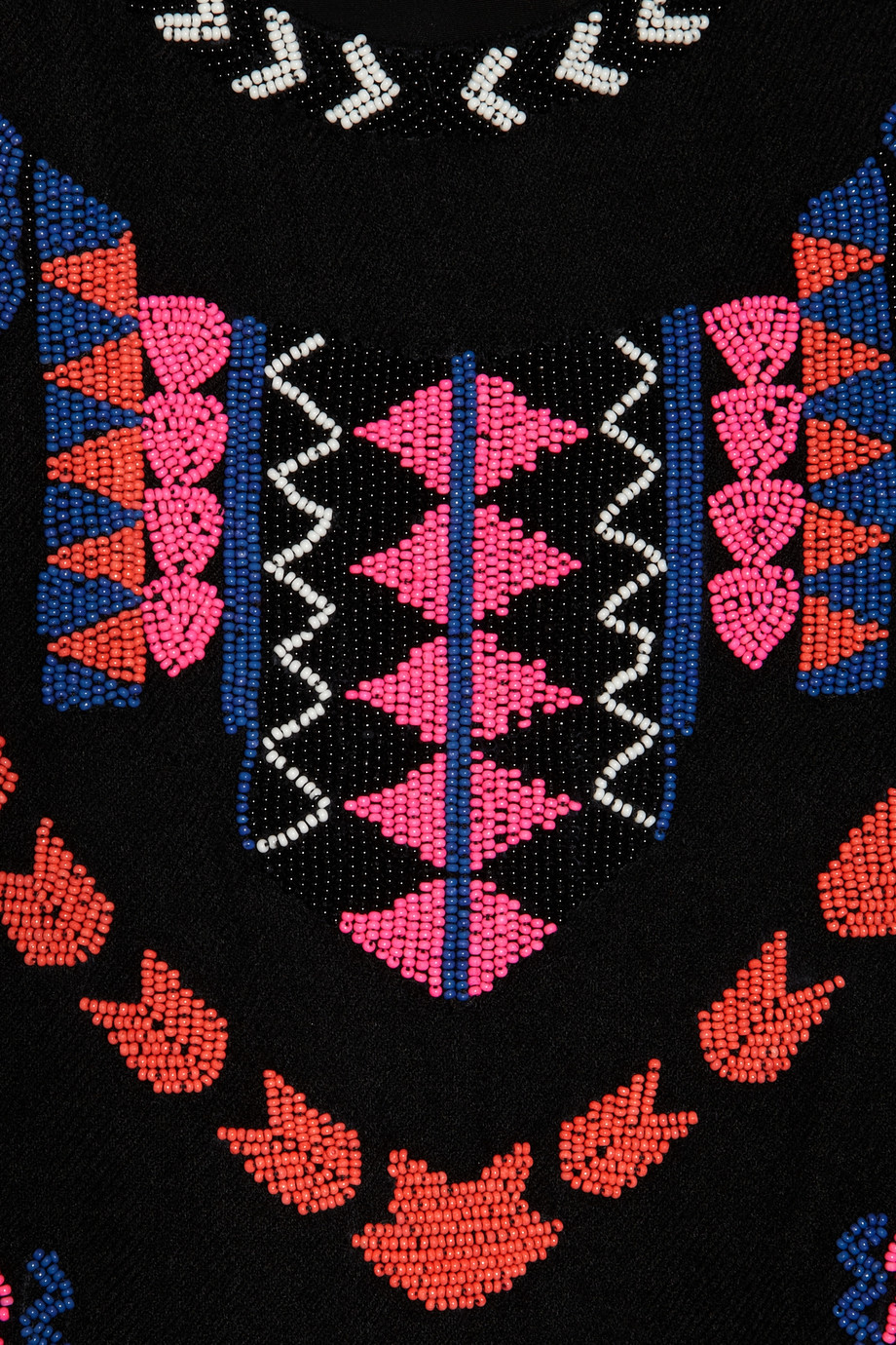 Mara Hoffman Beaded Wool Tank in Black - Lyst