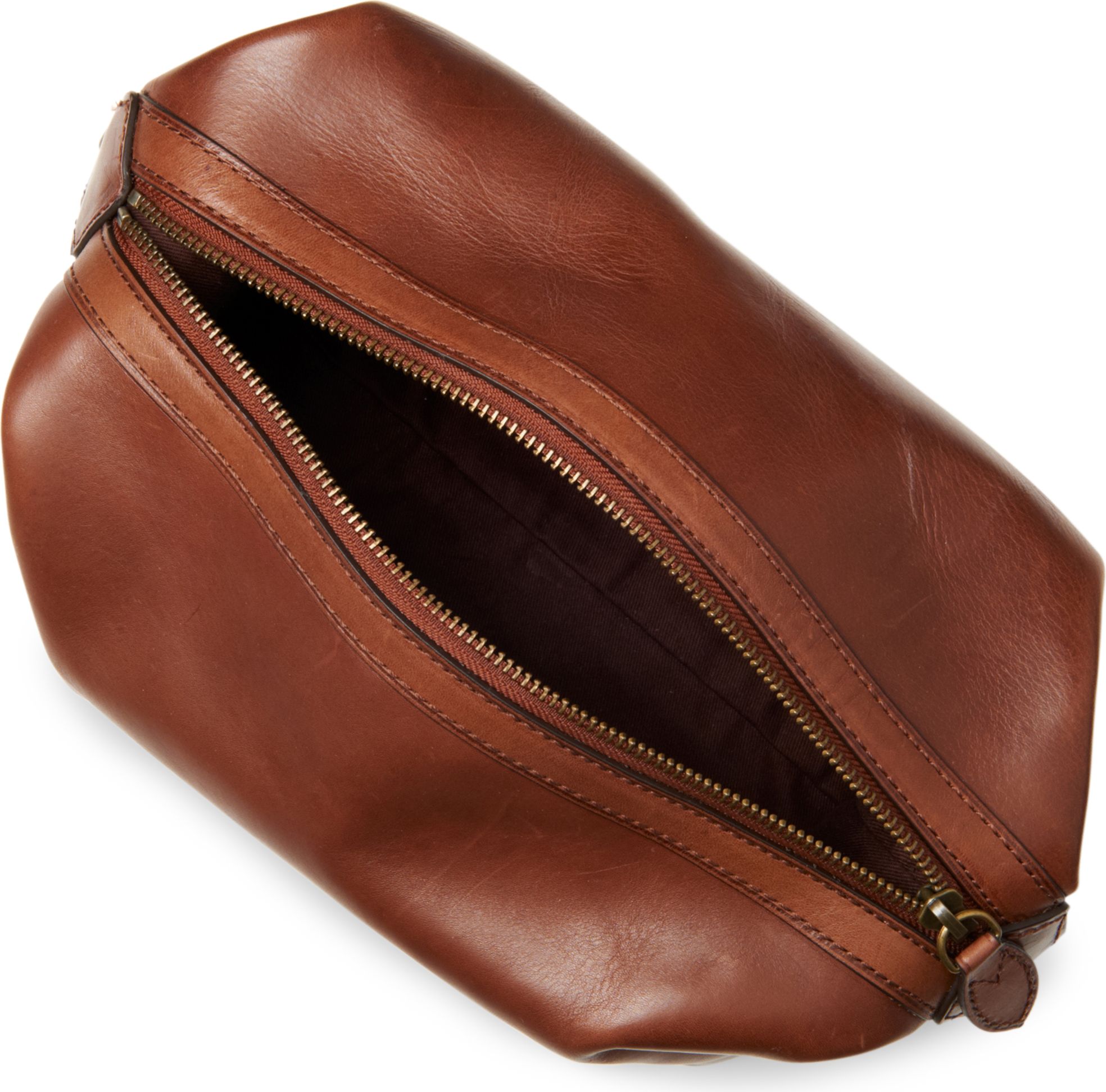 ralph lauren men's leather toiletry bag