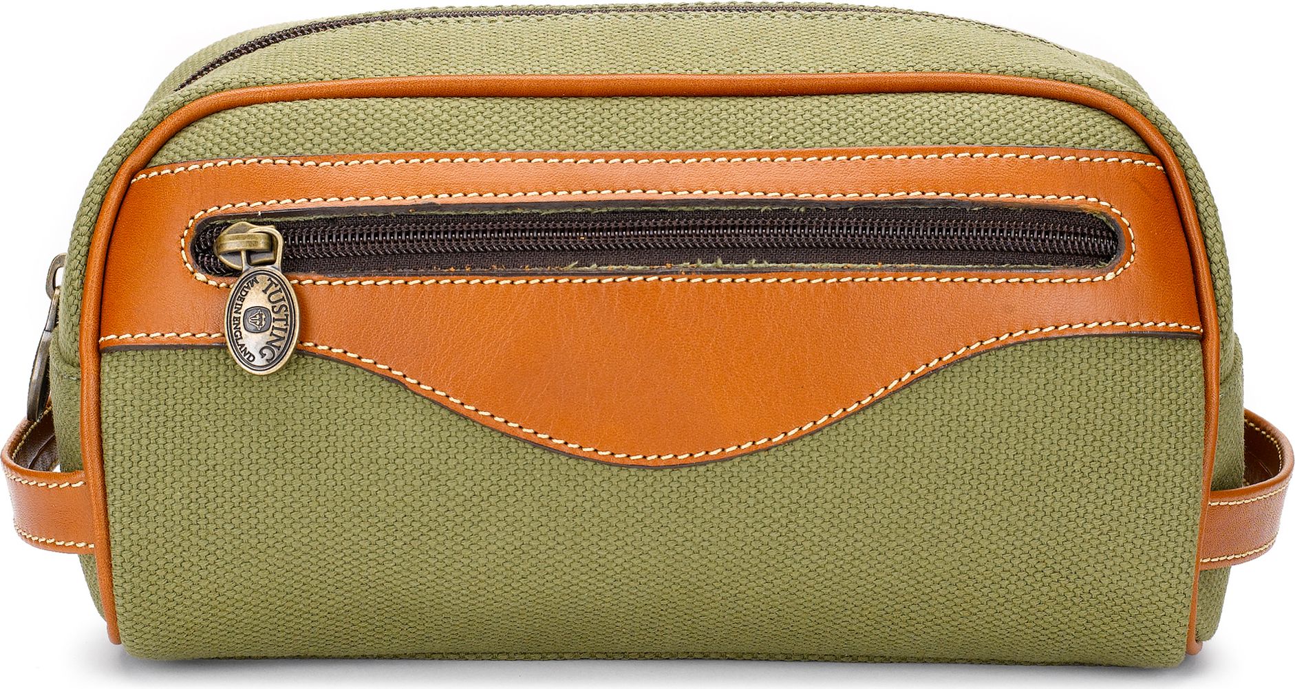 Tusting Canvas Wash Bag in Green for Men (olive) | Lyst