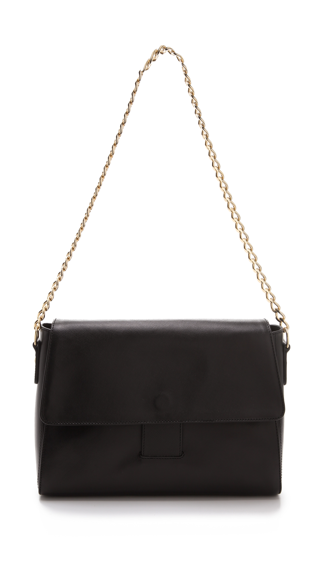 Lyst - A.P.C. Chain Shoulder Bag in Black