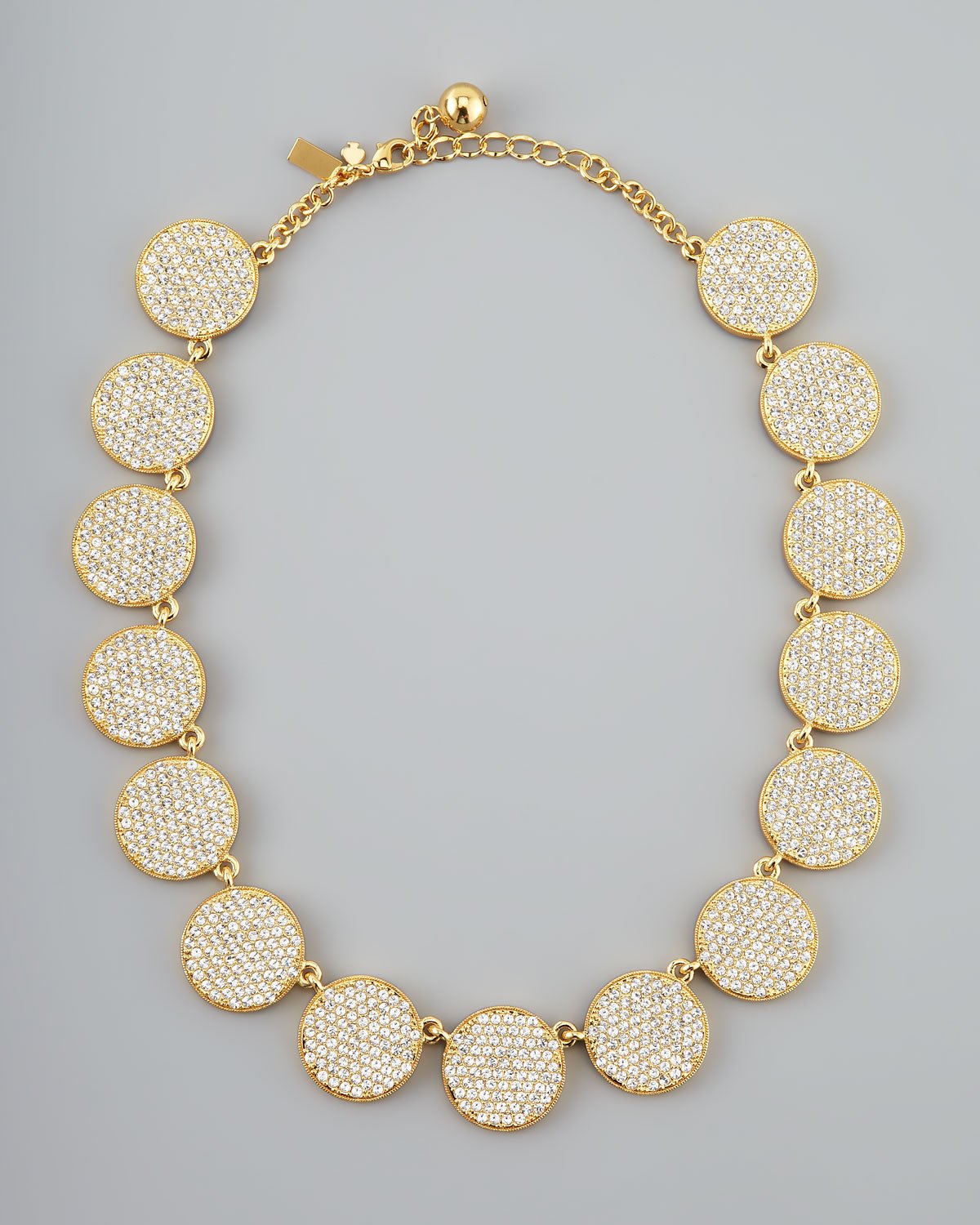 Kate Spade Bright Spot Crystal Collar Necklace in Gold (Metallic) - Lyst