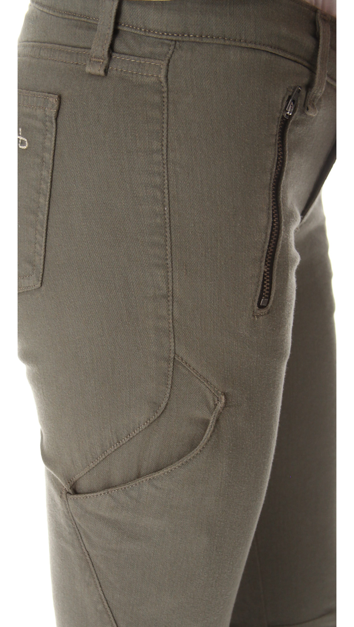 green cargo skinny jeans