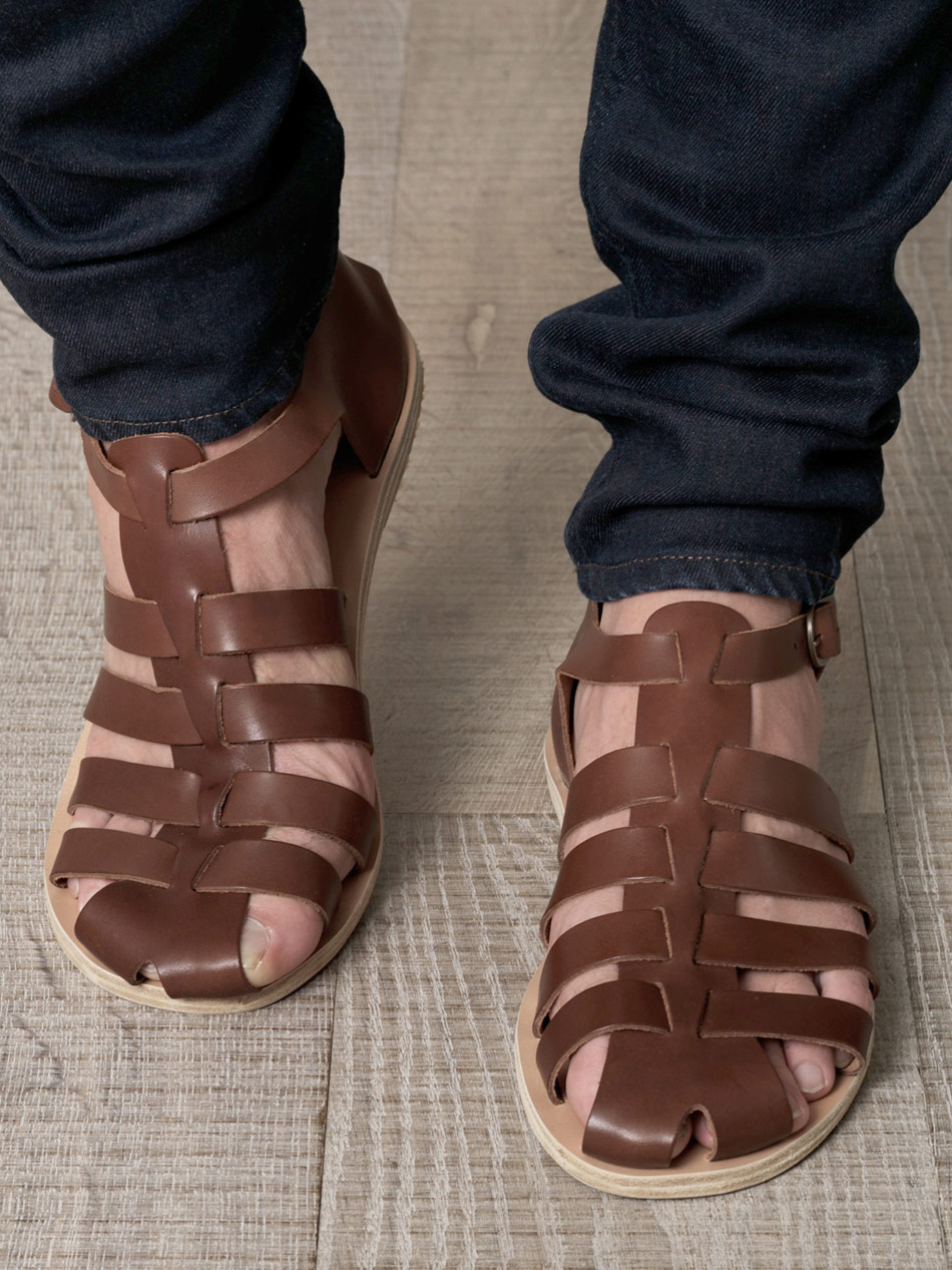 Lyst - Ancient Greek Sandals Homer Sandals in Brown for Men