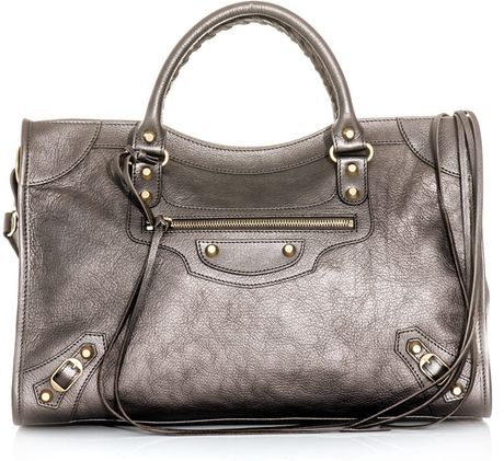 Balenciaga Classic City Bag in Gray (grey) | Lyst
