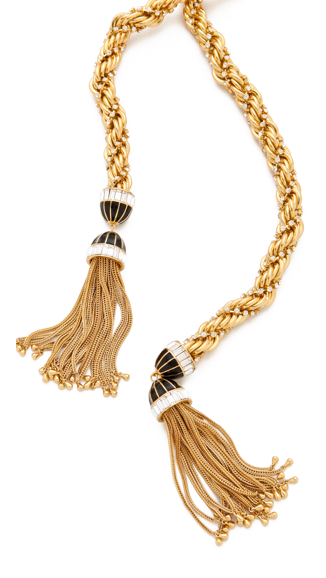 Rachel Zoe Long Tassel Necklace in Gold (Metallic) - Lyst
