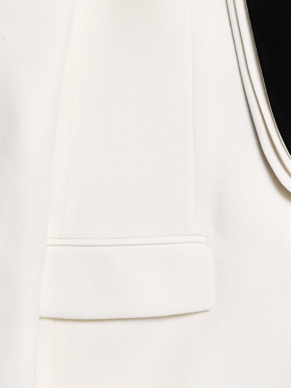 Stella McCartney Mathilda Tuxedo Jacket in White - Lyst