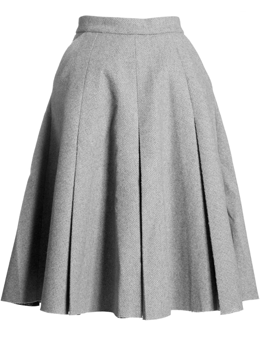 JW Anderson Jw Anderson Womens Box Pleat Skirt in Grey (Gray) - Lyst