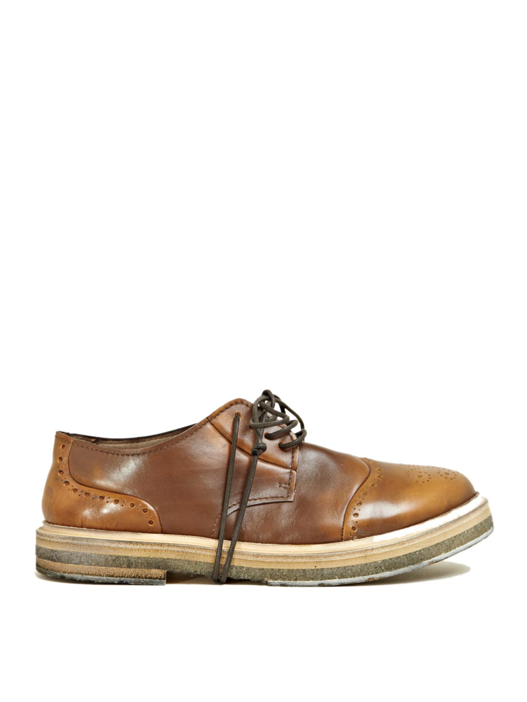 Marsèll Marsell Mens Brogue Barcellona Senape Shoes in Brown for Men - Lyst