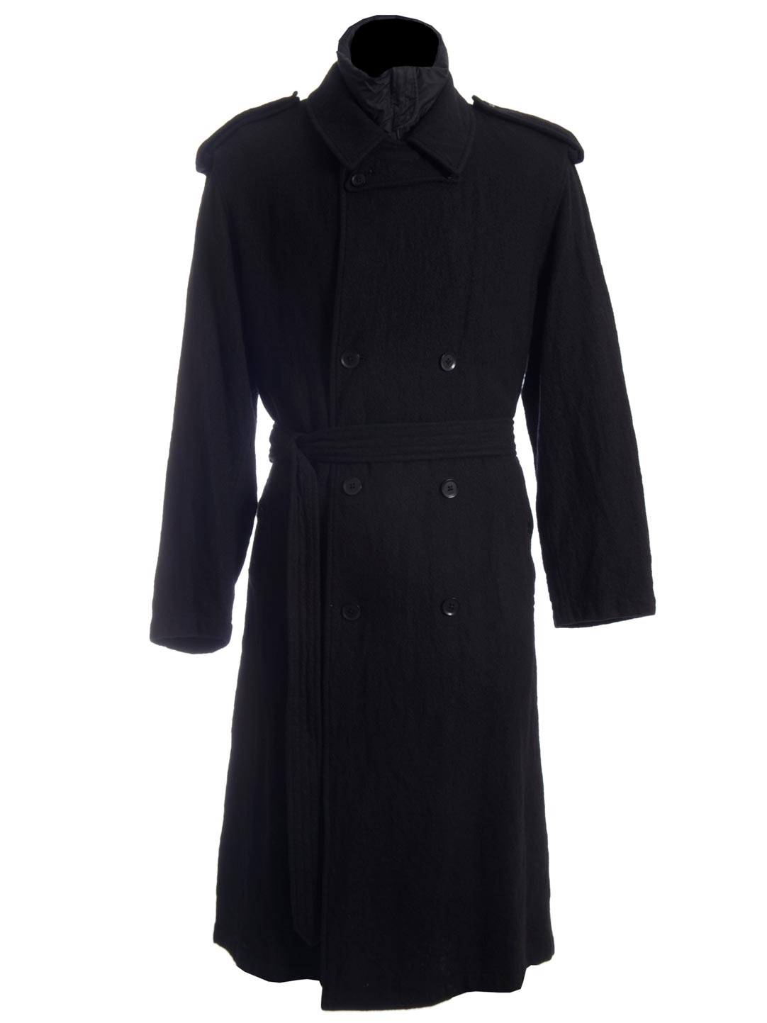 Yohji Yamamoto Mens Insulator Trench Coat in Black for Men - Lyst