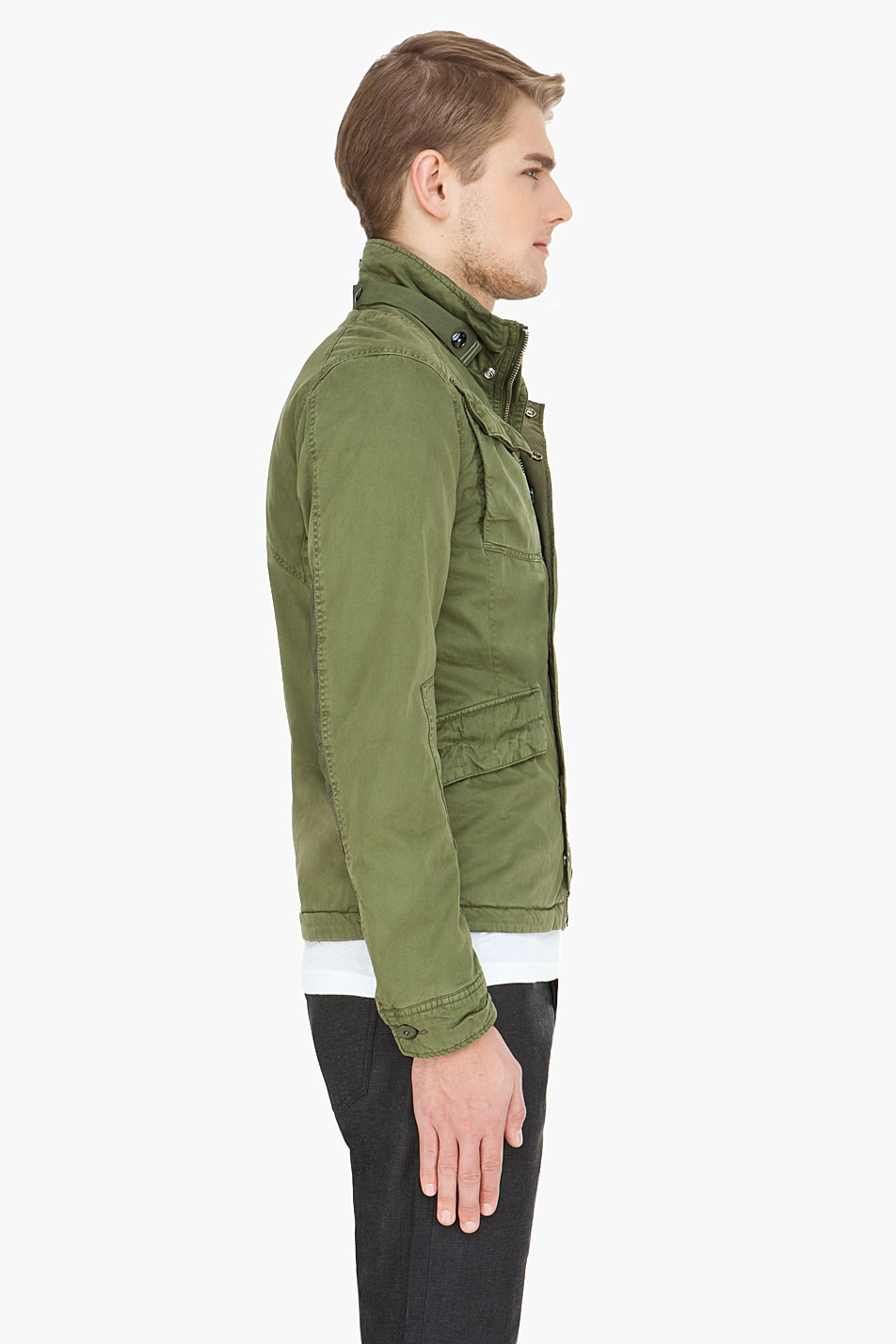 G-Star RAW Army Green Aero Field Jacket for Men | Lyst