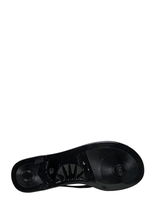 Burberry Banstead Rubber Flip Flops in Black | Lyst