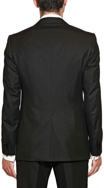 Corneliani Swarovski Techno Wool Tuxedo Suit in Black for Men | Lyst