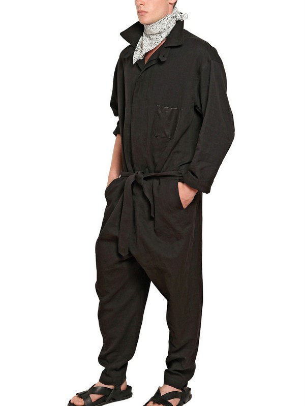 mens linen overalls