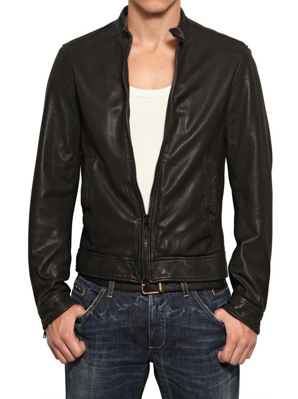 Men S Black Nappa Leather Jacket