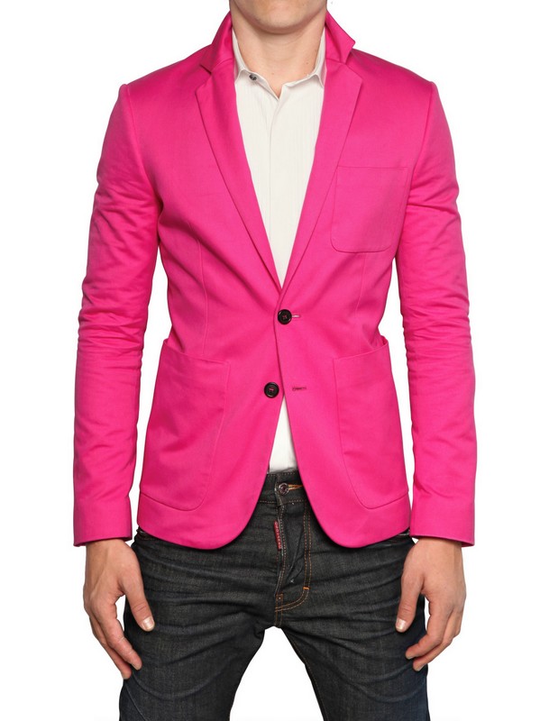 DSquared² Chic Cotton Summer Blazer in Fuchsia (Pink) for Men - Lyst