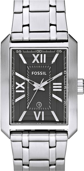 Fossil Truman Rectangular Bracelet Watch in Silver for Men (silver ...