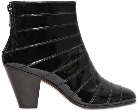 gareth pugh mens boots gareth pugh 50mm cuban heel patent leather boots in black gareth pugh mens boots gareth pugh 50mm cuban heel patent leather boots in black