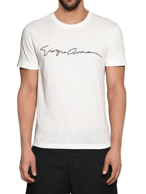 giorgio armani white t shirt