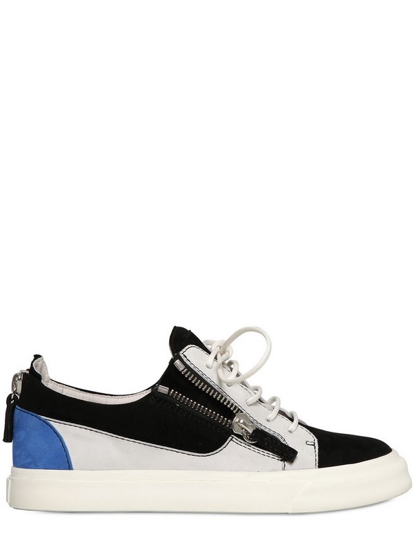 giuseppe zanotti suede sneaker