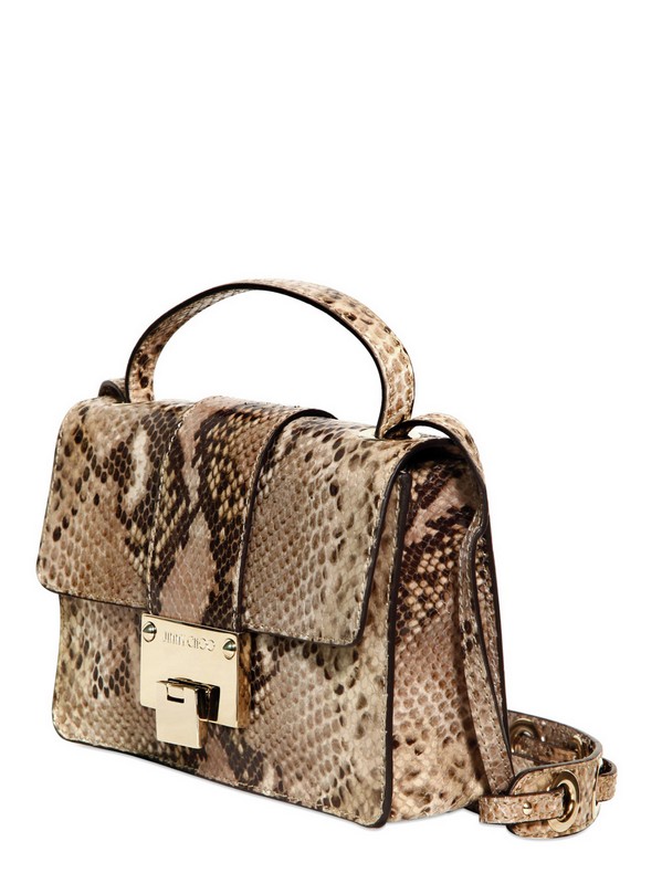 jimmy choo python skin bag
