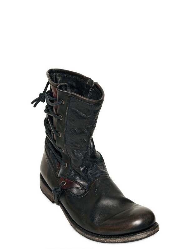John varvatos engineer triple buckle boot cheap