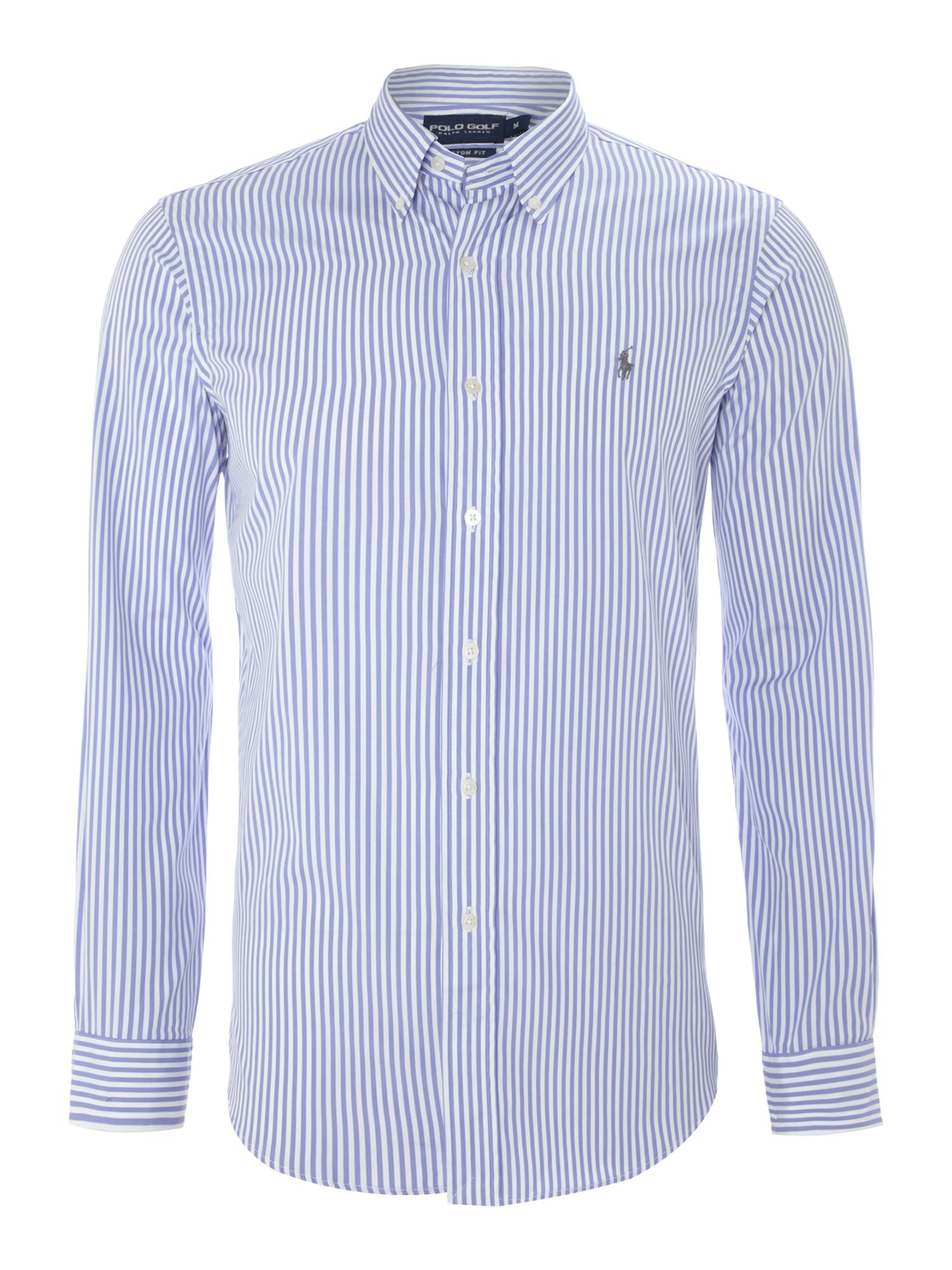 Polo Ralph Lauren Golf Long Sleeved Bengal Striped Shirt in Blue for ...