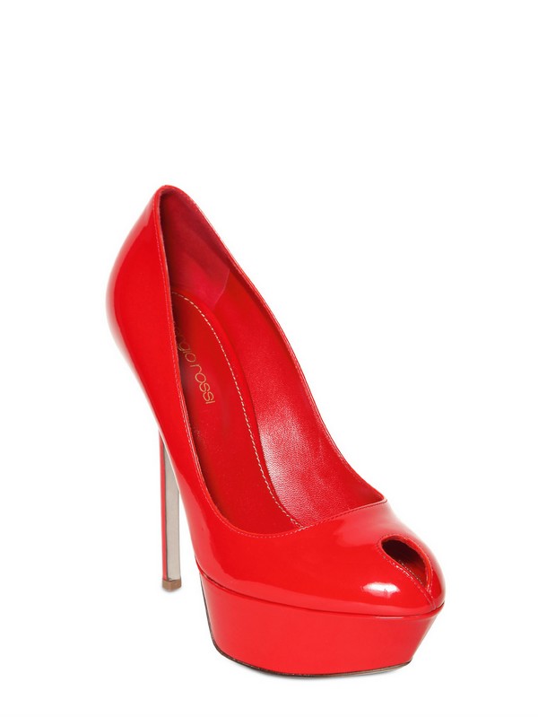 Sergio rossi red pumps Clearance