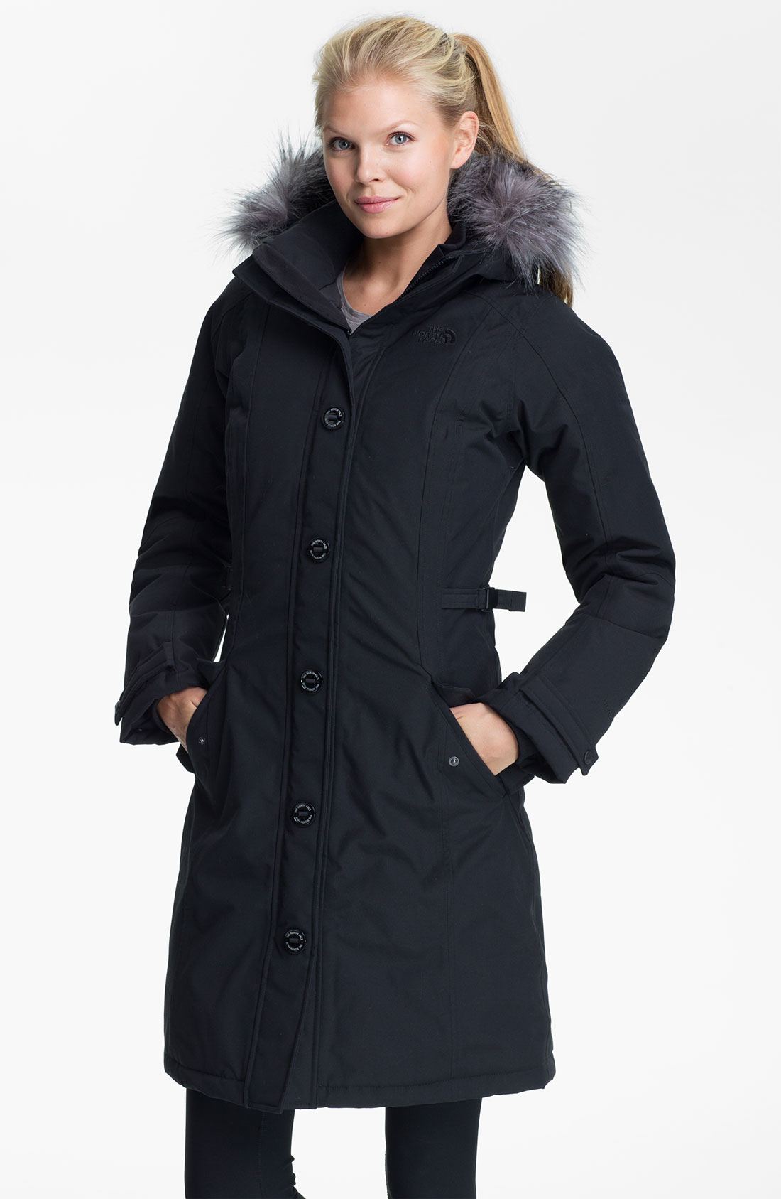 The North Face Tremaya Down Parka in Black | Lyst