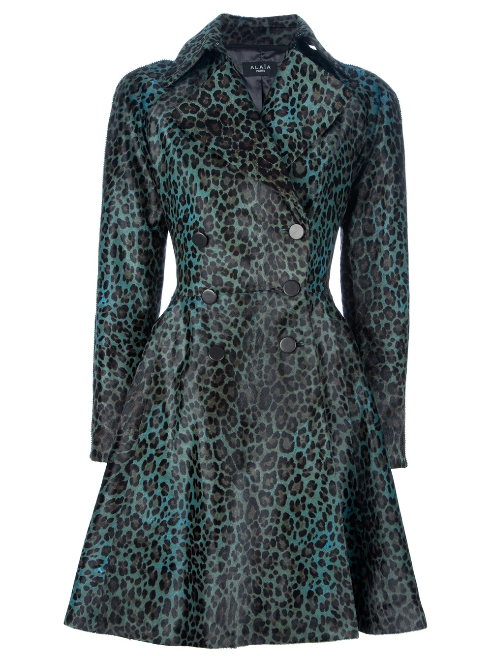 alaia leopard coat