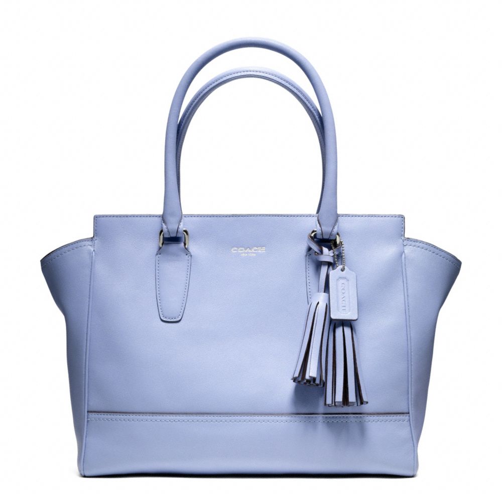 Coach Legacy Leather Medium Candace Carryall in Blue (silver/chambray ...