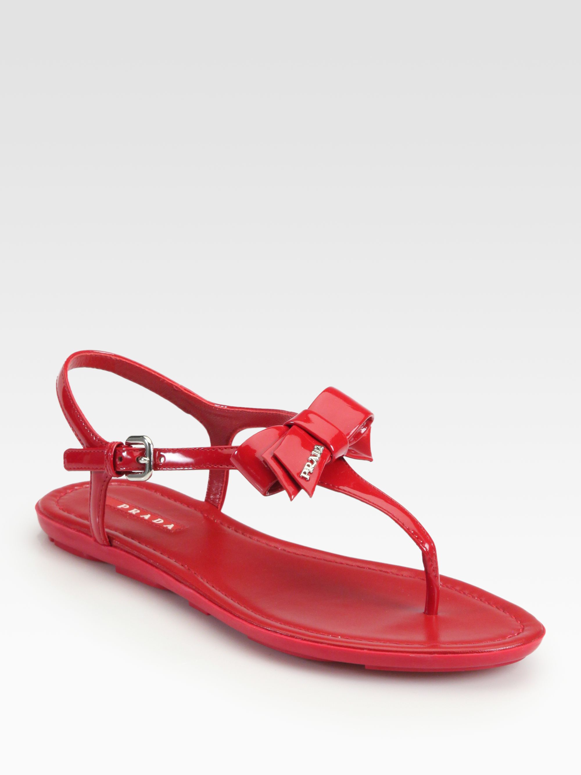 Bows and Sandals: Prada Bow Sandals