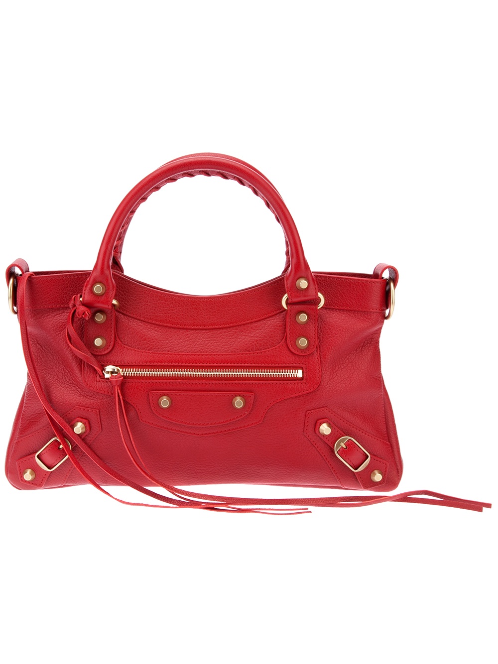 Balenciaga Tote Bag in Red | Lyst