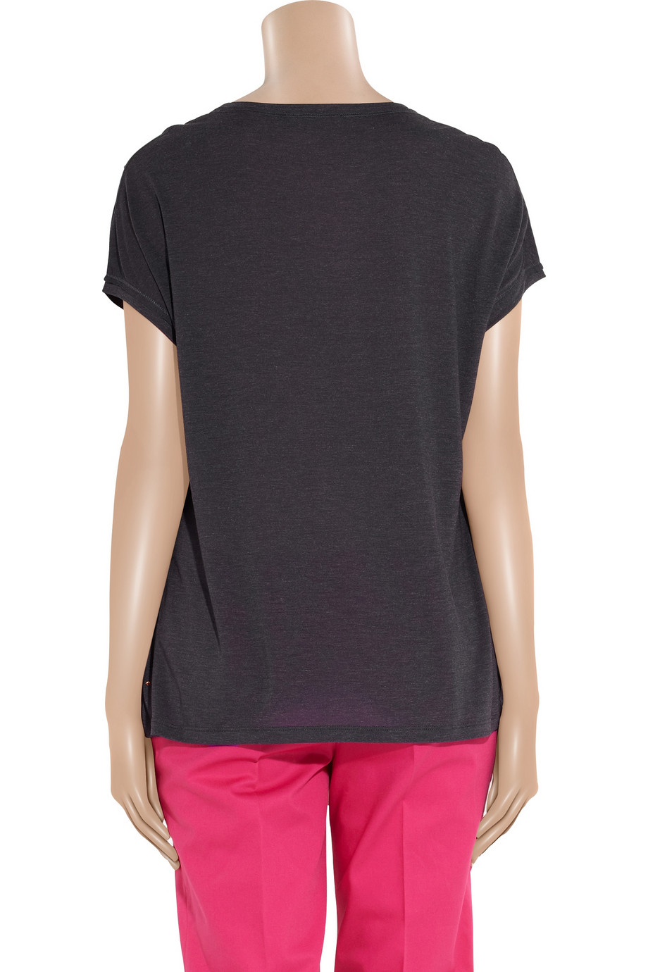 Mulberry Crystal-embellished Modal-jersey T-shirt in Black 