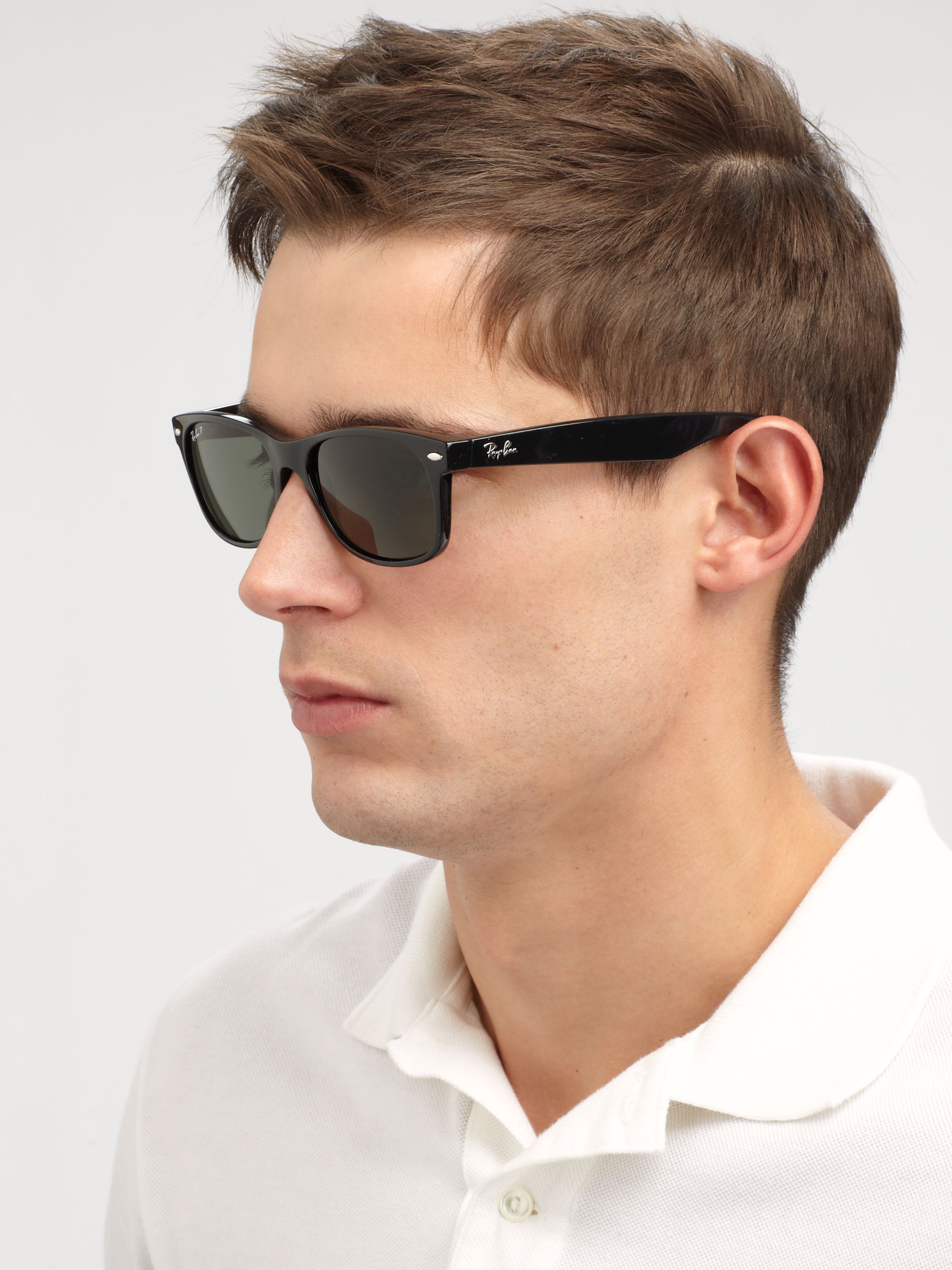 Rayban New Wayfarer Sunglasses in Black Lyst